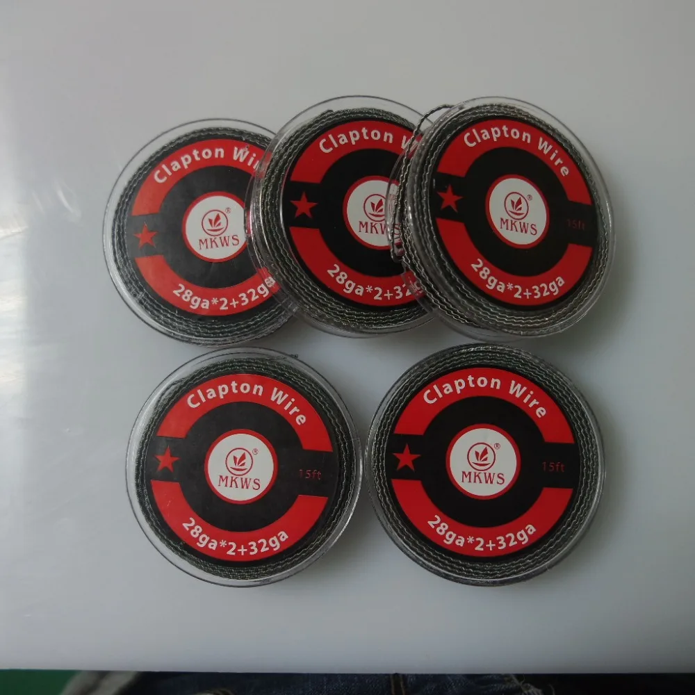 Розничная Клэптон Провод Катушки пара tech отопление провода 15 футов Ni200 24ga + 32ga