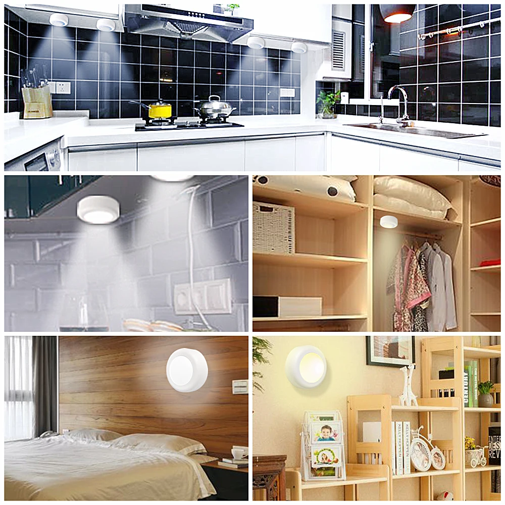 Беспроводной светодиодный светильник с регулируемой яркостью сенсорный датчик