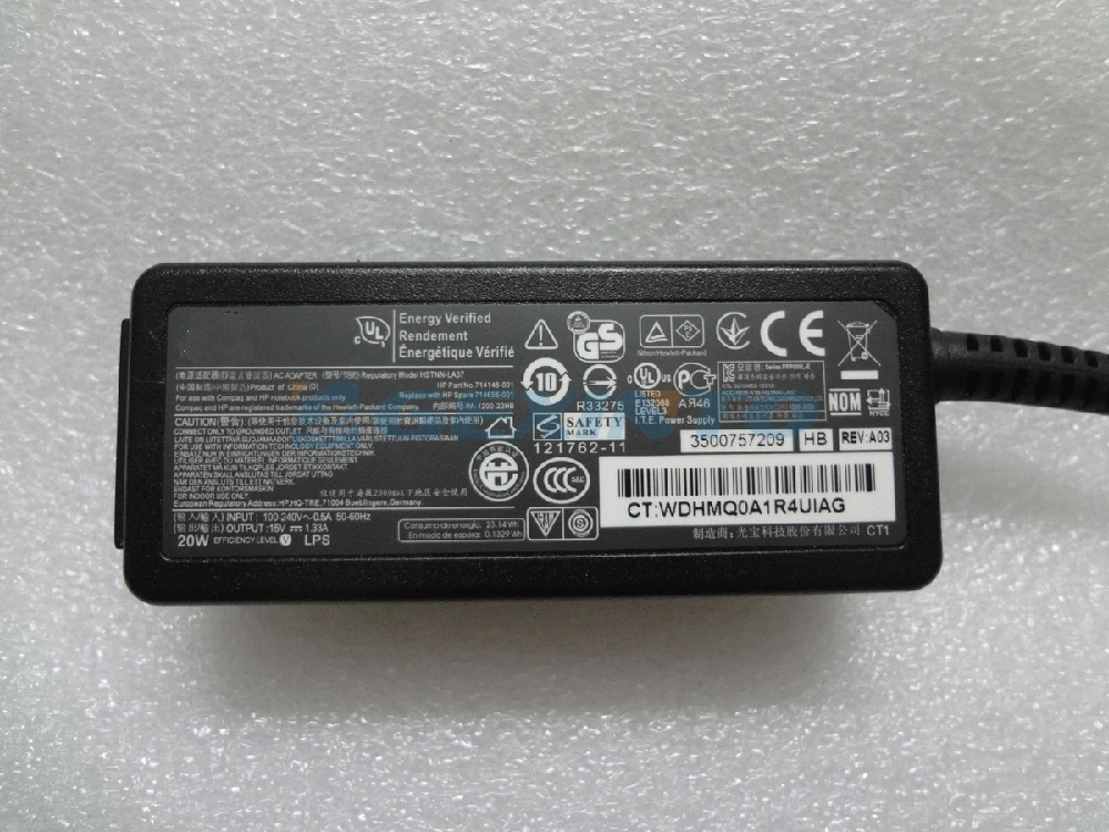 15V 1.33A зарядное устройство для ноутбука 714856-001 аккумулятор большой емкости HSTNN-LA34 HSTNN-LA37 TPN-P104 адаптер для hp SlateBook 10-h000 10-h011ru 10-h027 x2