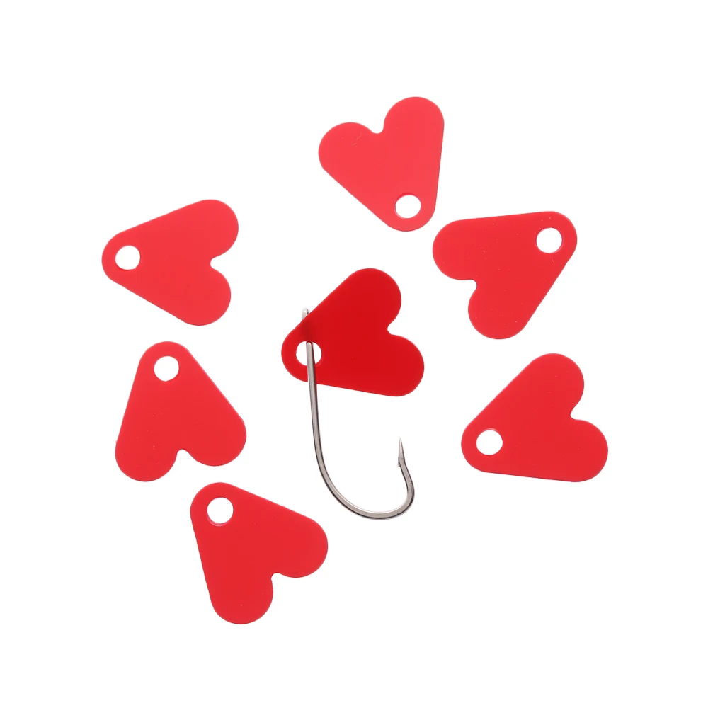 100 шт./лот пластиковый рыболовный хвост для Блесен блёстки форель ложка