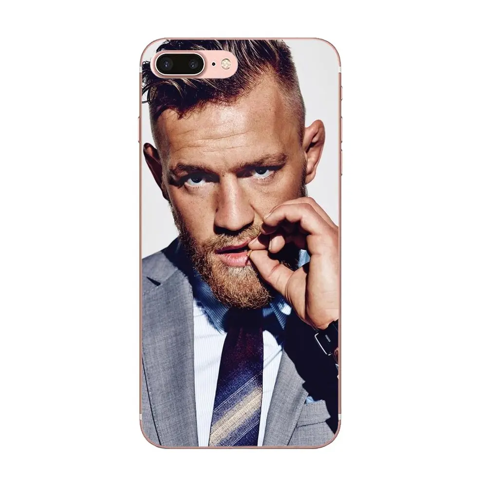 Мягкие чехлы для Samsung Galaxy Note 5 8 9 S3 S4 S5 S6 S7 S8 S9 S10 mini Edge Plus Lite Conor Mcgregor | Мобильные