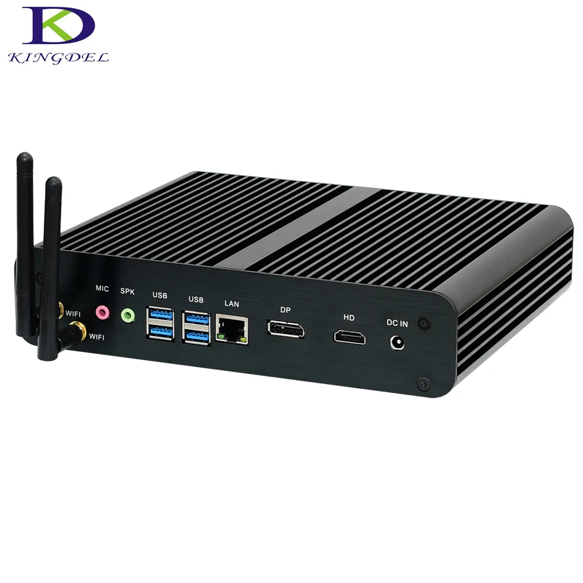 

Newest Fanless HTPC Core i7 6600U 6500U Intel HD Graphics 520,4K HDMI,LAN,VAG,USB 3.0, Win 10,Linux PC desktop computer NC360