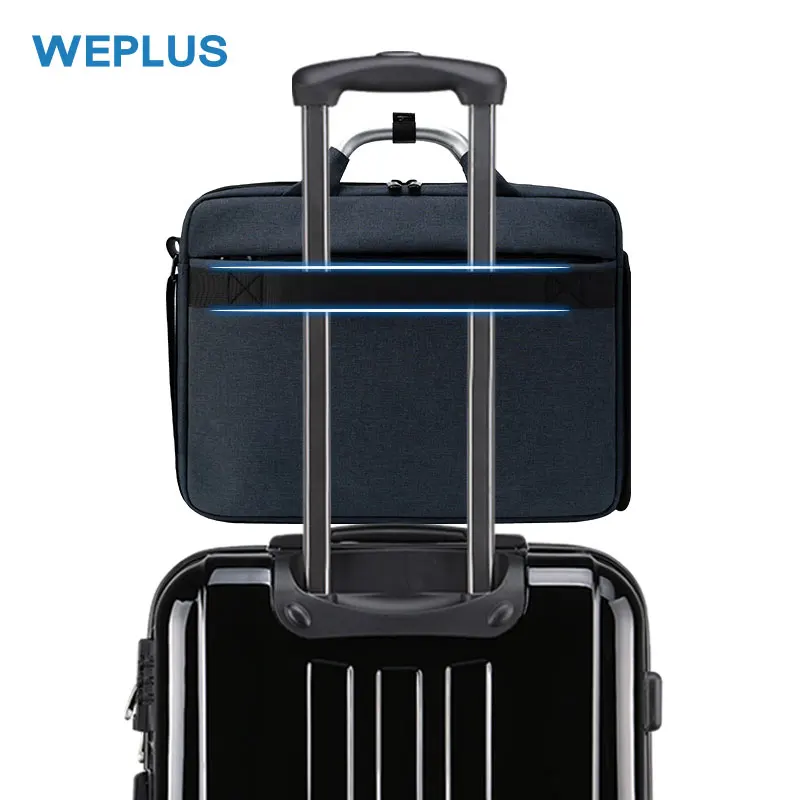 WEPLUS 14 4 дюйма Портфель Сумка для ноутбука с ручкой из сплава мужчин