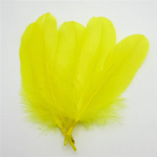 C11 Yellow 6pcs Lucia crafts! 15-22 см крылья ангела перо Свадебные вечерние украшения для дома перья H0501 - Цвет: C11 Yellow 6pcs