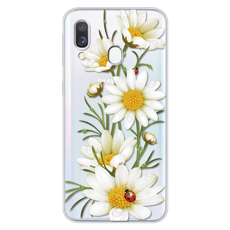 5gsh Роскошный чехол с цветами для samsung Galaxy A40 A30 A50 A70 A60 A10 чехол модный силиконовый мягкий чехол из ТПУ чехол для телефона чехол s Capa Funda - Цвет: 5gsh