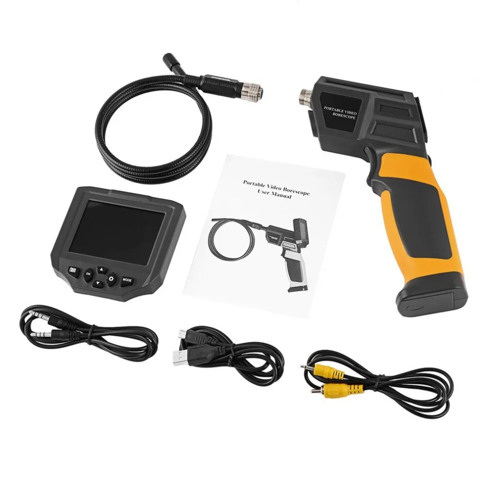 High Qaulity LCD Industrial Endoscope Portable Digital Wireless Recordable Video Borescope Drop Shipping Wholesale Supplier | Инструменты