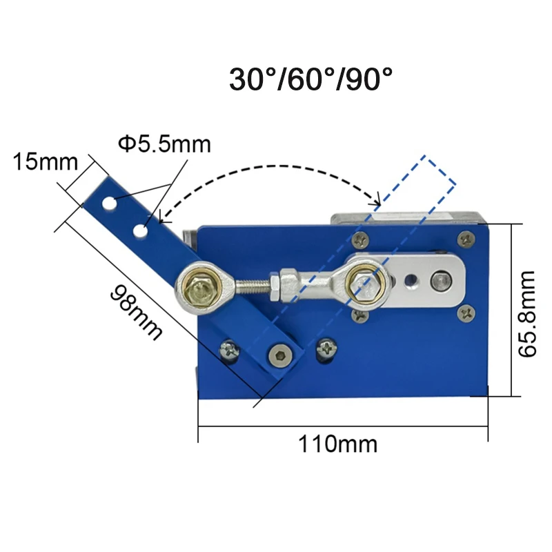 

24V 12V DC Motor For DIY Design 30 60 90 Degrees Automatic Wobble Handmade Assembly Reciprocating Electric DIY Motor Constructor