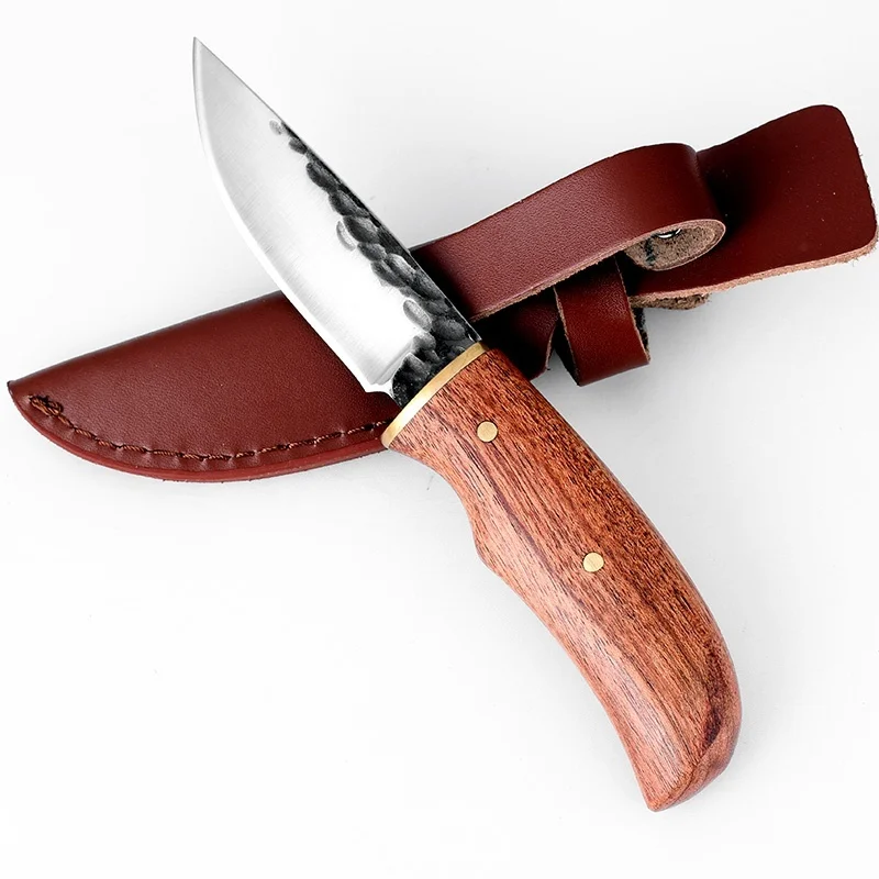 Top Quality Fixed Blade Hunting Knife Outdoor Survival Camping High Carbon Steel Tactical Pocket | Инструменты