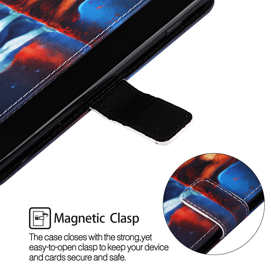 S8 Plus Чехол Кошелек С Рисунком Тигра панды и слотом для карт Samsung Galaxy M10 M20 M30 A10 A20 A30