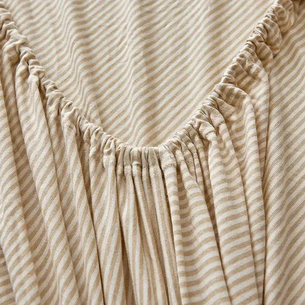 Cotton Fitted Sheet Mattress Cover Four Corners with Elastic Band Bed Sheet Pillowcase Bed Linen Queen King Full Twin Size
