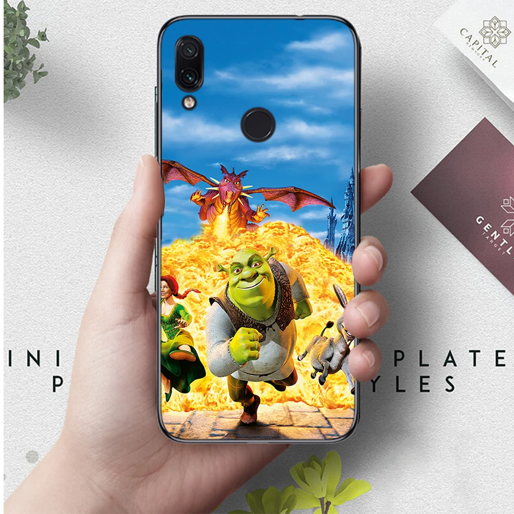 Lavaza мультфильм, значок из кинофильма "Шрек" Кун силиконовый чехол для Xiaomi Redmi 4A 4X 5A 5 Plus S2 6 6A 7A Note 4, 7, 8, рro рrime - Цвет: 1