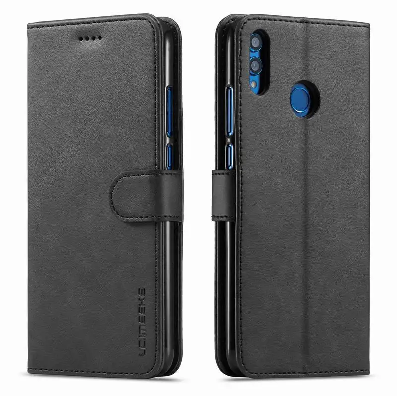Чехол s для Honor 8X 9X, чехол, роскошный винтажный кошелек на магнитной застежке, простые кожаные чехлы для телефонов huawei Honor 8 X, чехол