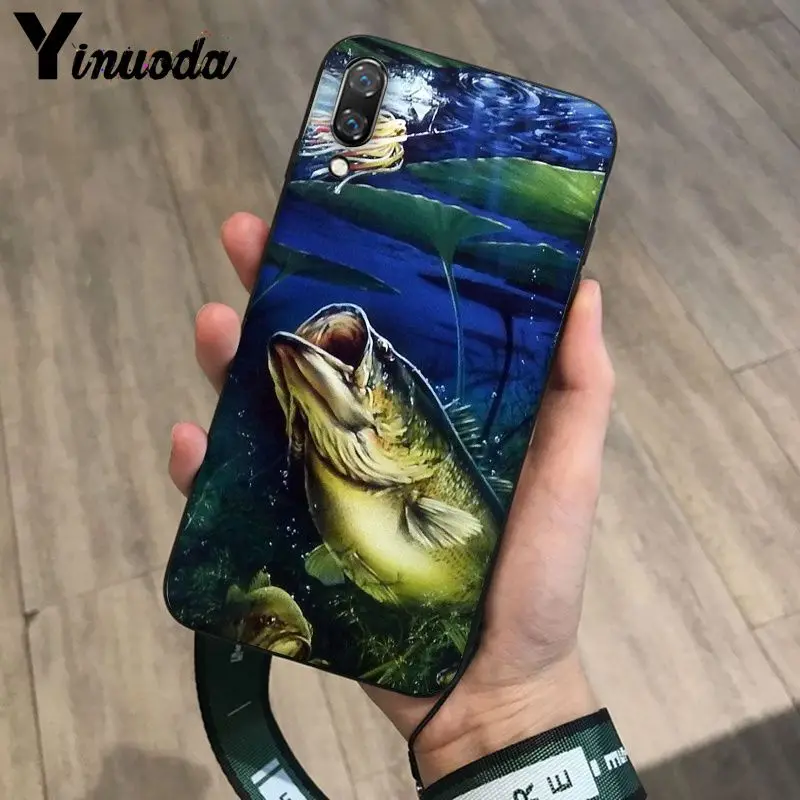 Чехол для телефона Yinuoda bass fishing painting роскошный уникальный дизайн чехлы мобильных