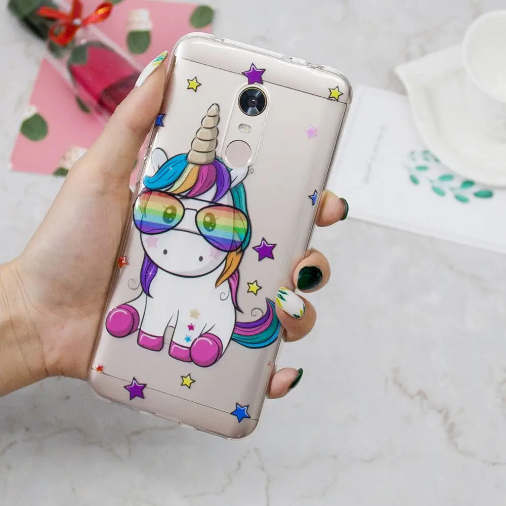TPU чехол для Xiaomi Redmi 5 Plus мягкий телефона коробка Note5 MEE7 MEG7 MET7 прозрачный
