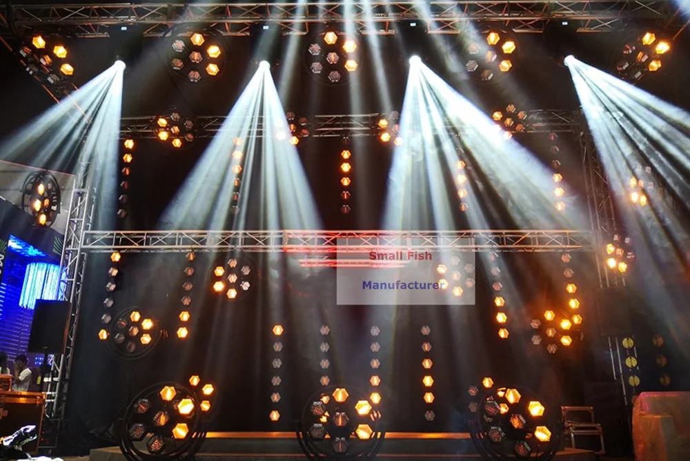 Новинка 7X100W ретро вспышка пиксель управление DMX Par огни сценический эффект