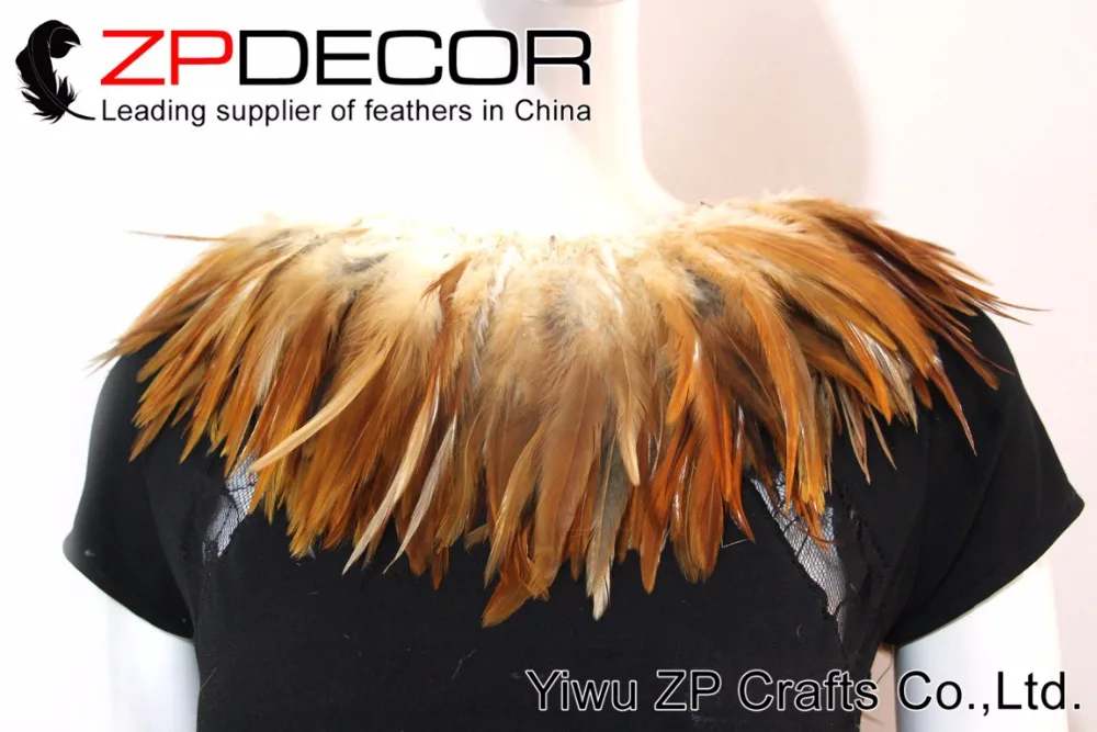 Новинка! ZPDECOR 700-800 шт 4-6 дюймов декольте Редкие сразу окрашенные коричневые