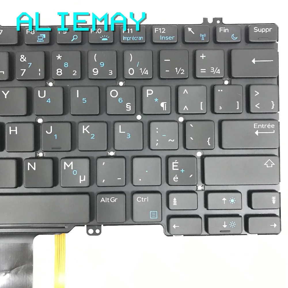 Совершенно новая Оригинальная клавиатура CF для ноутбука с подсветкой DELL laicheer E7280
