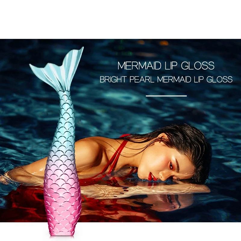 2019 бархатная водостойкая жидкая помада в форме рыбы с антипригарным стаканом