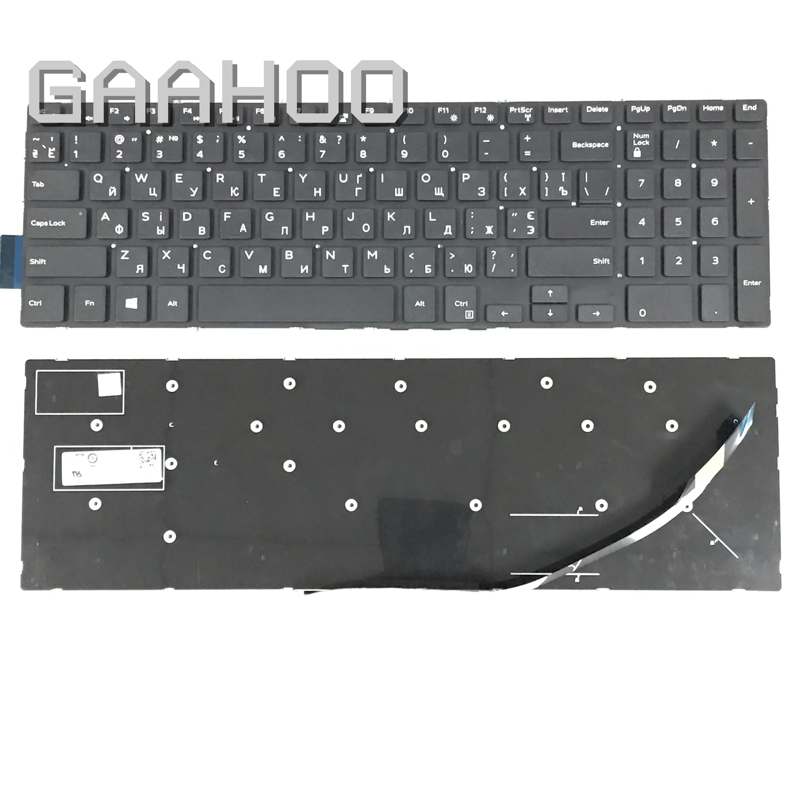 Русская клавиатура для ноутбука Dell Inspiron15 5570 5575 7577 7587 7568 7566 7567 5567 5565 15 7000 5568 5765 5767 7778