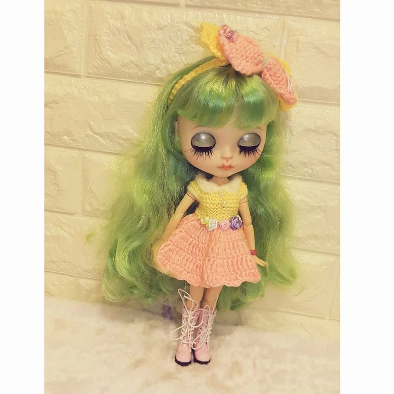 1 пара 1/6 масштаб Середины икры Мартин кукольная обувь для Blyth Pullip Azone Barbies Monster