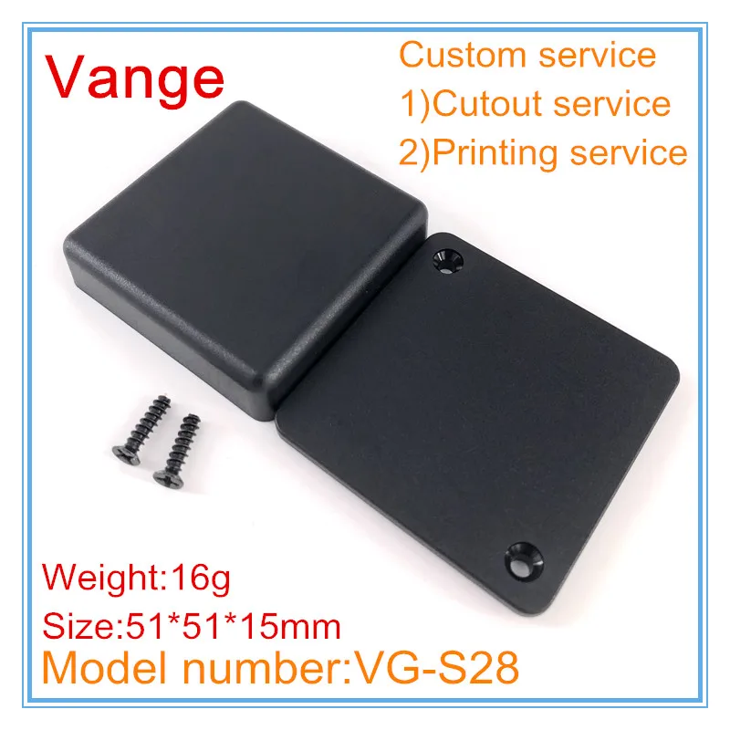 Корпус для литья под давлением IP54 ABS plastic project box for electronic device 51*51*15 мм 2 шт./лот|box for|box