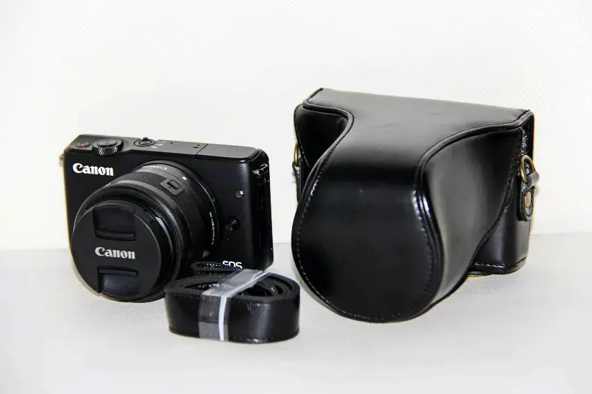 Чехол из искусственной кожи для видеокамеры Canon EOS M M2 EOSM EOSM2 чехол камеры с
