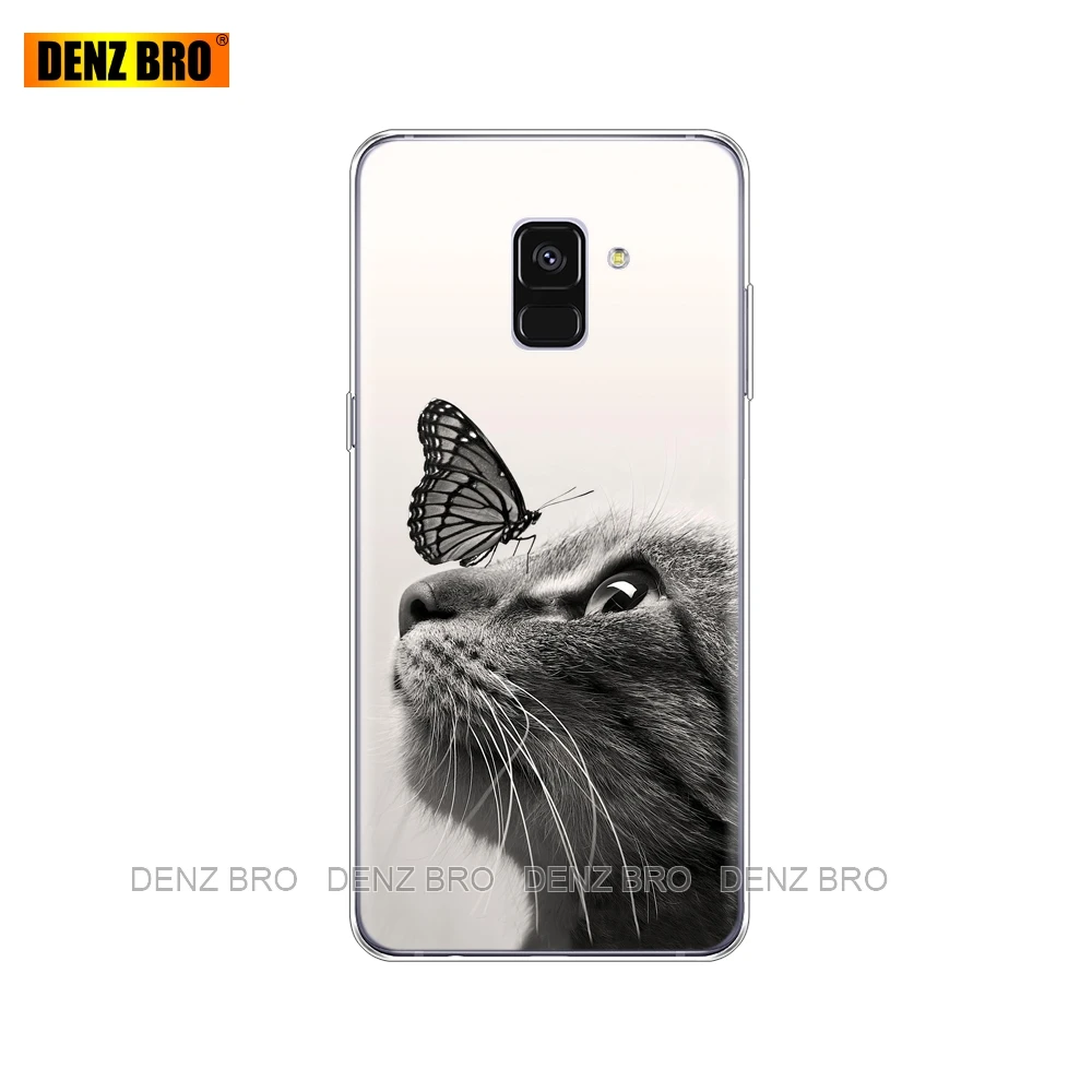 Мягкий силиконовый чехол для Samsung Galaxy A8 2018 A530 A530F Plus A730 A730F прозрачные