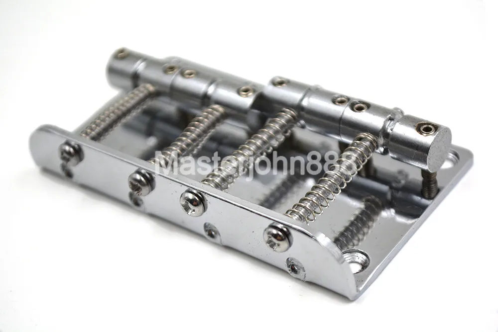 Хромированное/черное седло для 4-струнной электрической бас-гитары бесплатная