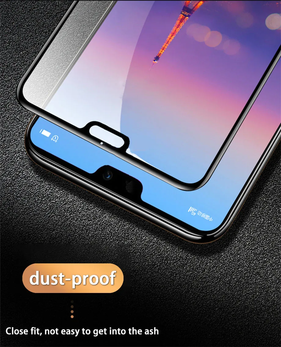 15D Tempered Glass On For Huawei P20 P30 Lite Pro Full Cover Protective For Huawei P10 P9 Lite Plus Screen Protector Glass Film
