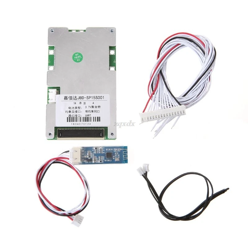 Литиевая батарея Защитная плата с Bluetooth 14S BMS PCB мобильный статический ток