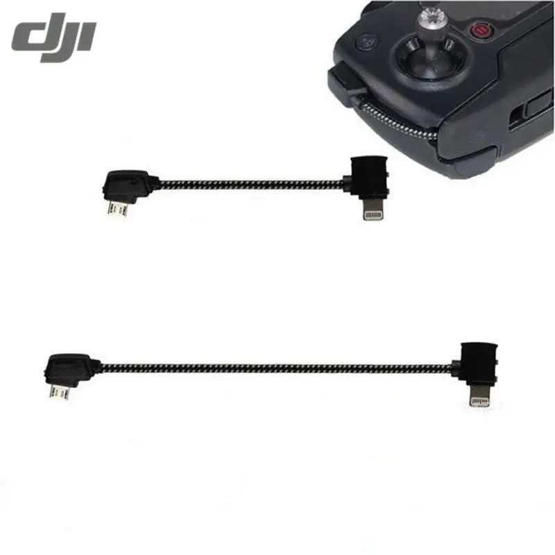Взлетно-посадочная площадка для DJI Mavic Pro RC беспилотный передатчик пульта дистанционного Управление подключенная к данным кабельная линия провода к мобильным планшет MicroUSB разъем
