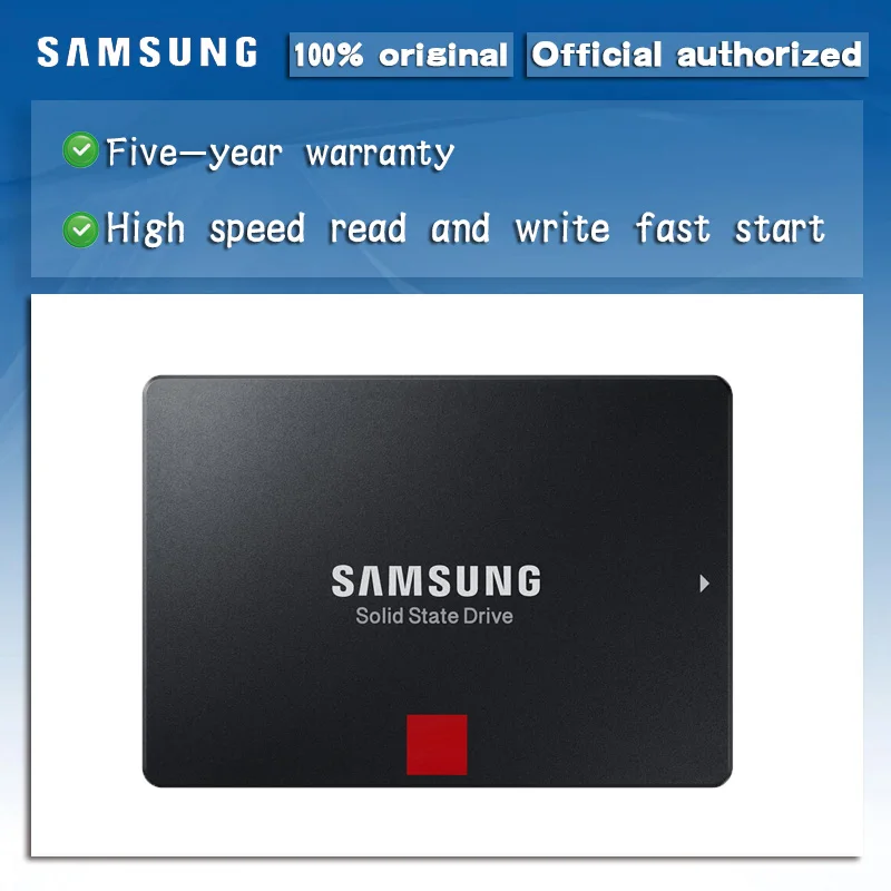 Samsung Новый 2 5 дюймов оригинальный внутренний SSD 860 PRO &quotSATA III 512 ГБ 1 ТБ V NAND для