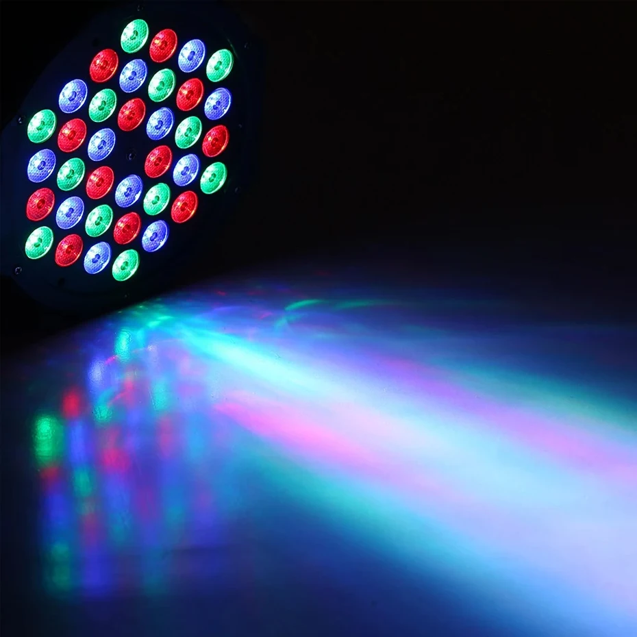 Инопланетянин 36 светодиодный RGBW DMX 512 сценический плоский Par светящийся эффект DJ Дискотека вечерние праздничные рождественские бар клуб Свадьба День Рождения Шоу огни