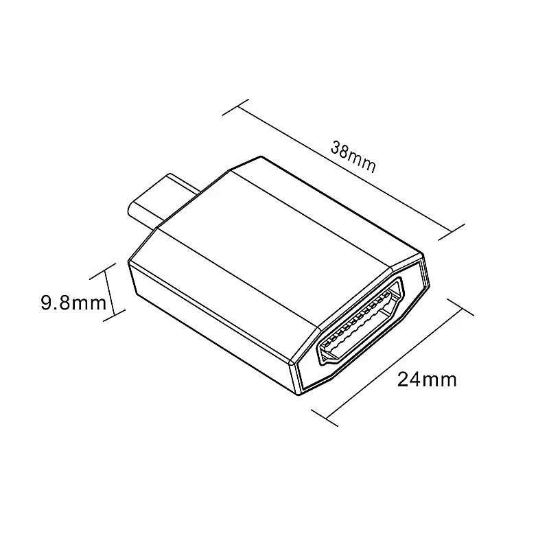 Концентратор USB Type C к HDMI адаптер для Samsung Galaxy S8 DEX режим Note8 4K Mini c концентратор