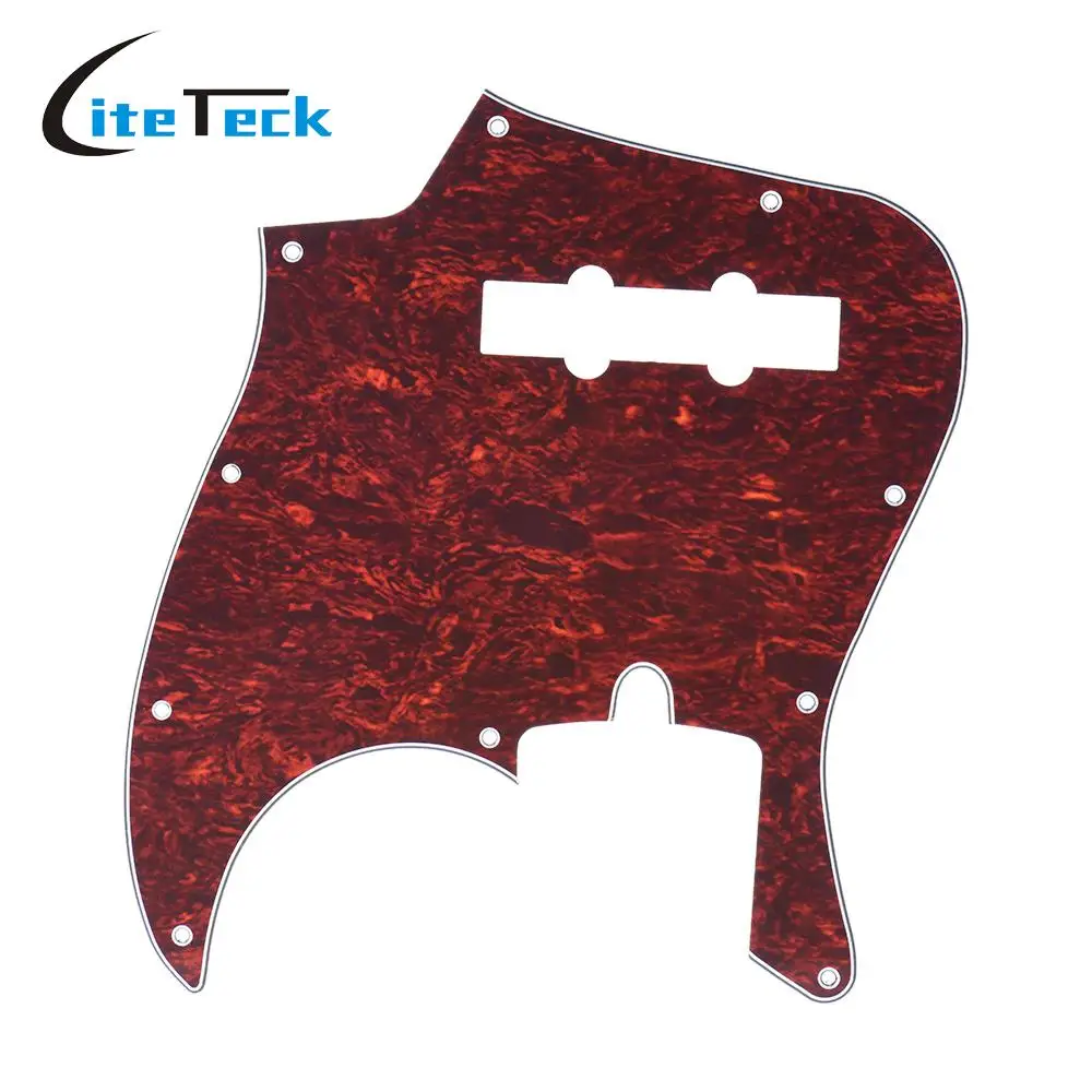 4Ply PVC JB Style Bass Pickguard Pick Guard Scratch Plate 10 отверстий для американского/мексиканского
