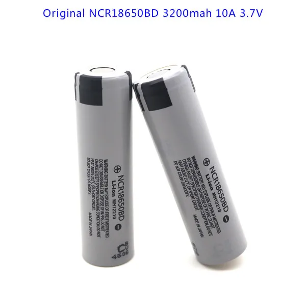 1 шт./лот подлинный оригинал для Panasonic NCR18650BD 3200mah 10A 3 7 V литий ионная аккумуляторная