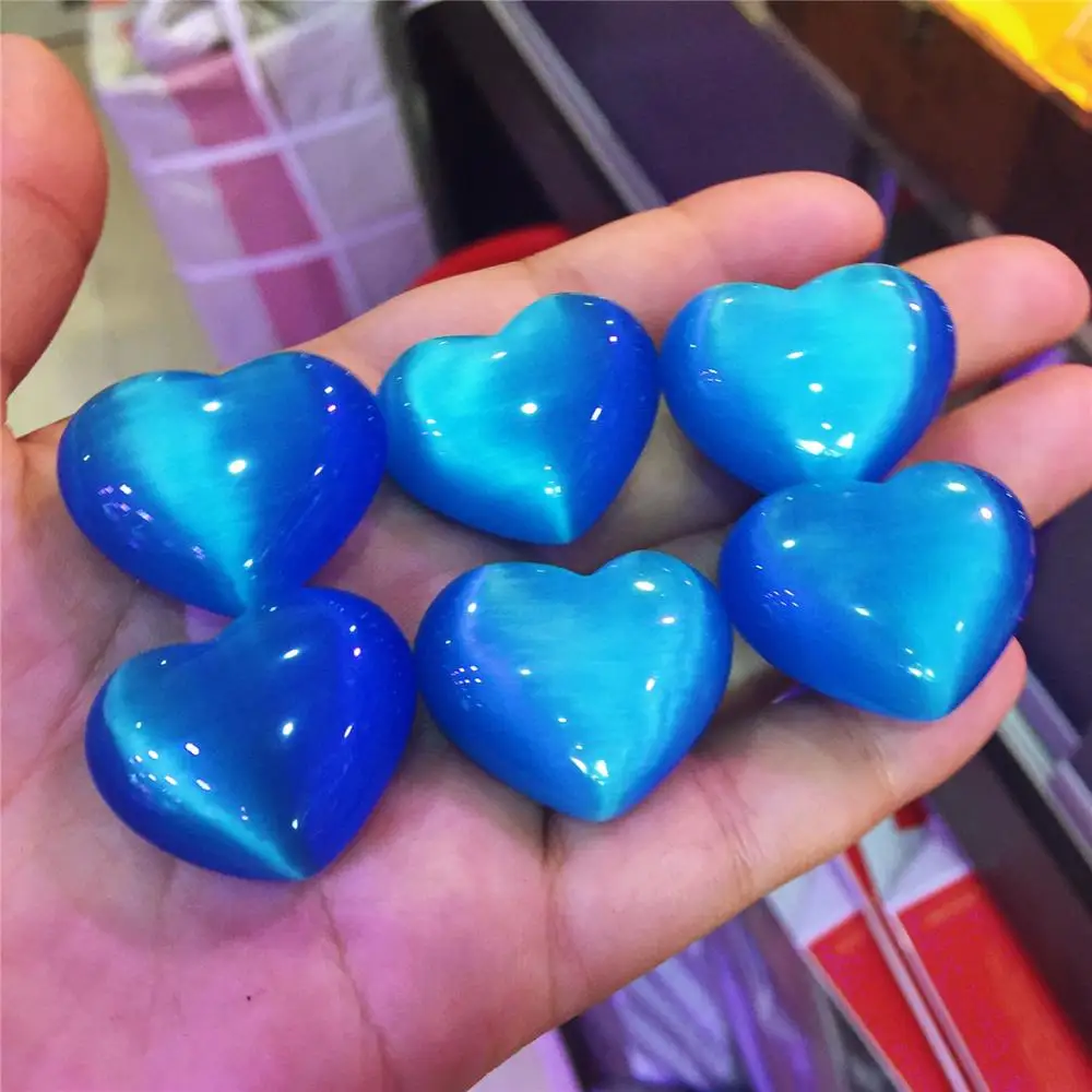 1 шт. бесплатная доставка натуральный камень синий кошачий глаз ручная работа