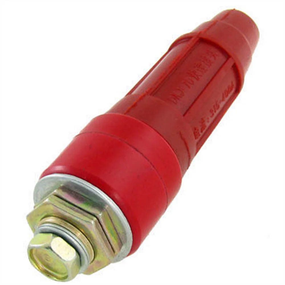 

1 PC Red Quick Connector Coupling Joint for 50-70mm2 Welding Cable Free Shipping