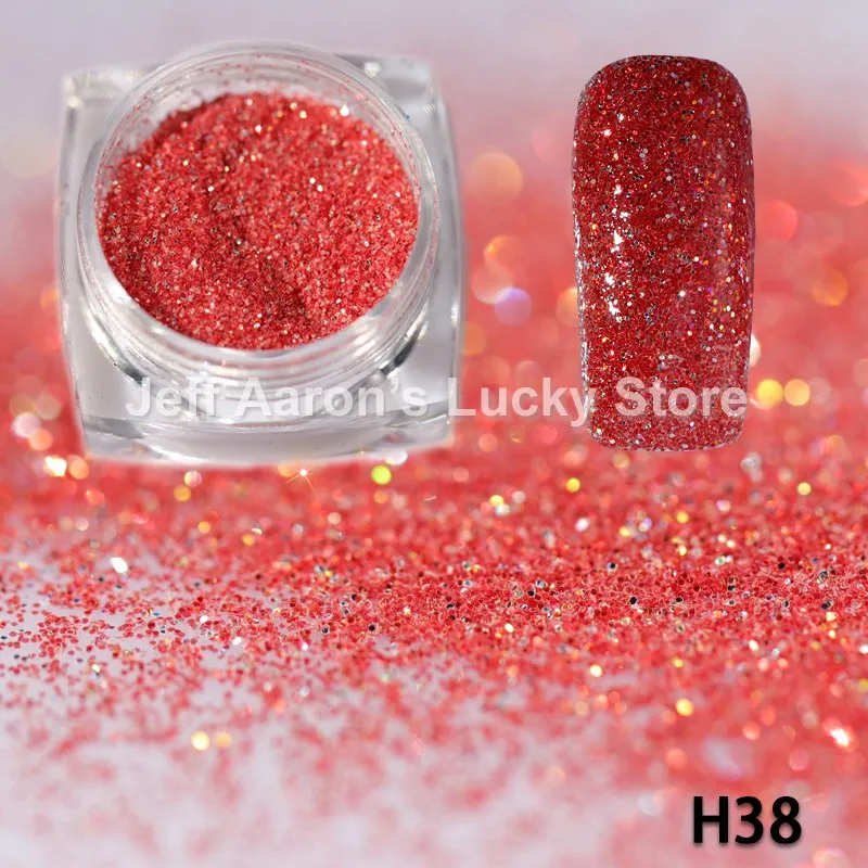 1 горшок голографический блестящий для ногтей порошок дизайна украшения