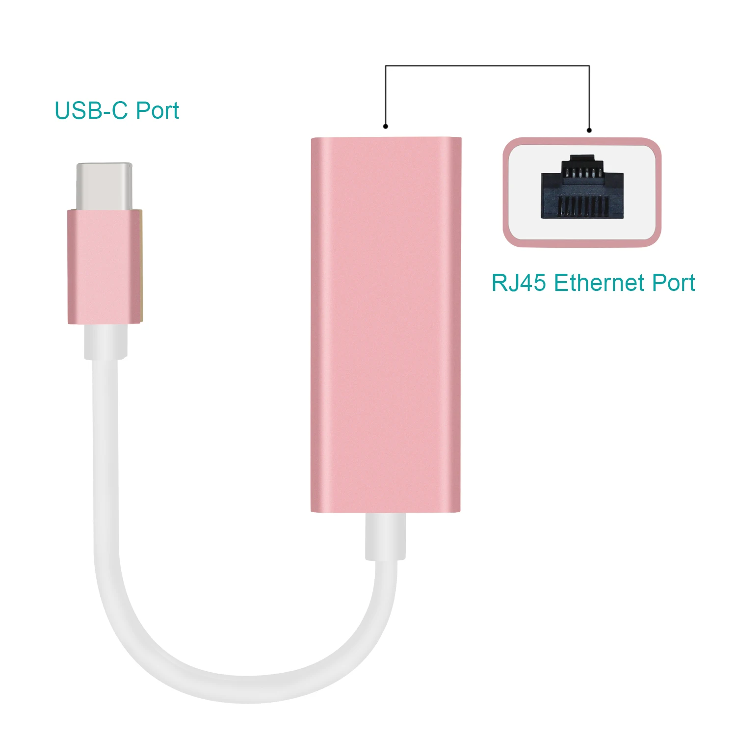 USB C Ethernet алюминиевая сетевая карта Type к Rj45 RTS8152 для MacBook Pro Chromebook Pixel Ethernet|network card|usb