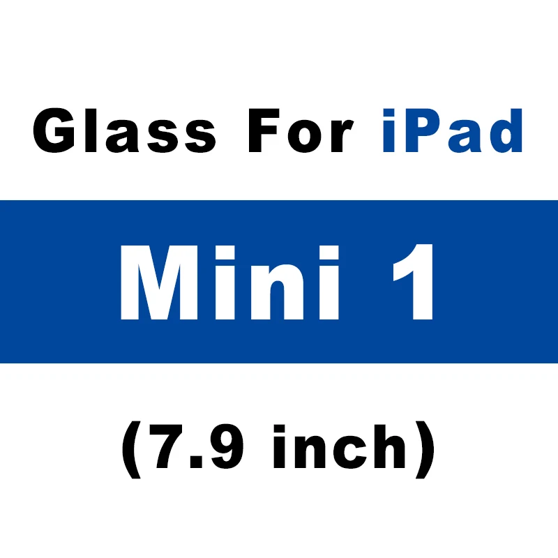 For iPad mini 1 Для Apple iPad 9,7 Экран протектор Стекло для iPad 10,5 5th 6th Pro закалённое защитное стекло воздуха 1 2 3 4 на защитная пленка - Цвет: For iPad mini 1