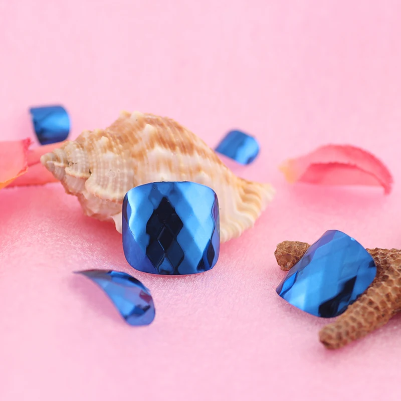 Драгоценный камень Хамелеон зеркало для ногтей Пудра с эффектом блеска Сделай