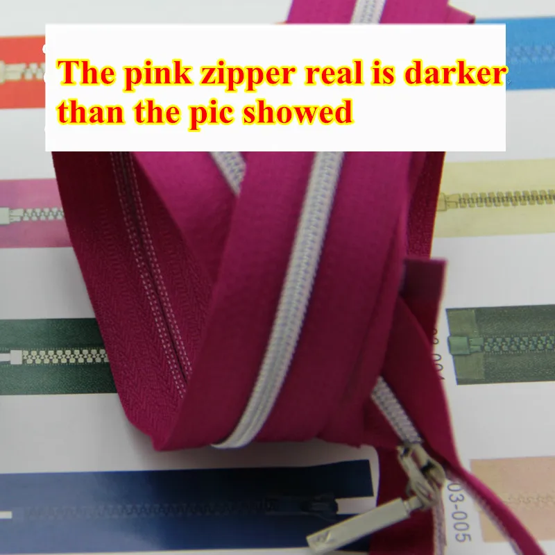 

3pcs/lot NO.3 Nylon Zipper 5 Colors/70cm/Open end/Auto Lock/Silver plating teeth for clothes DIY Women Coat free shipping