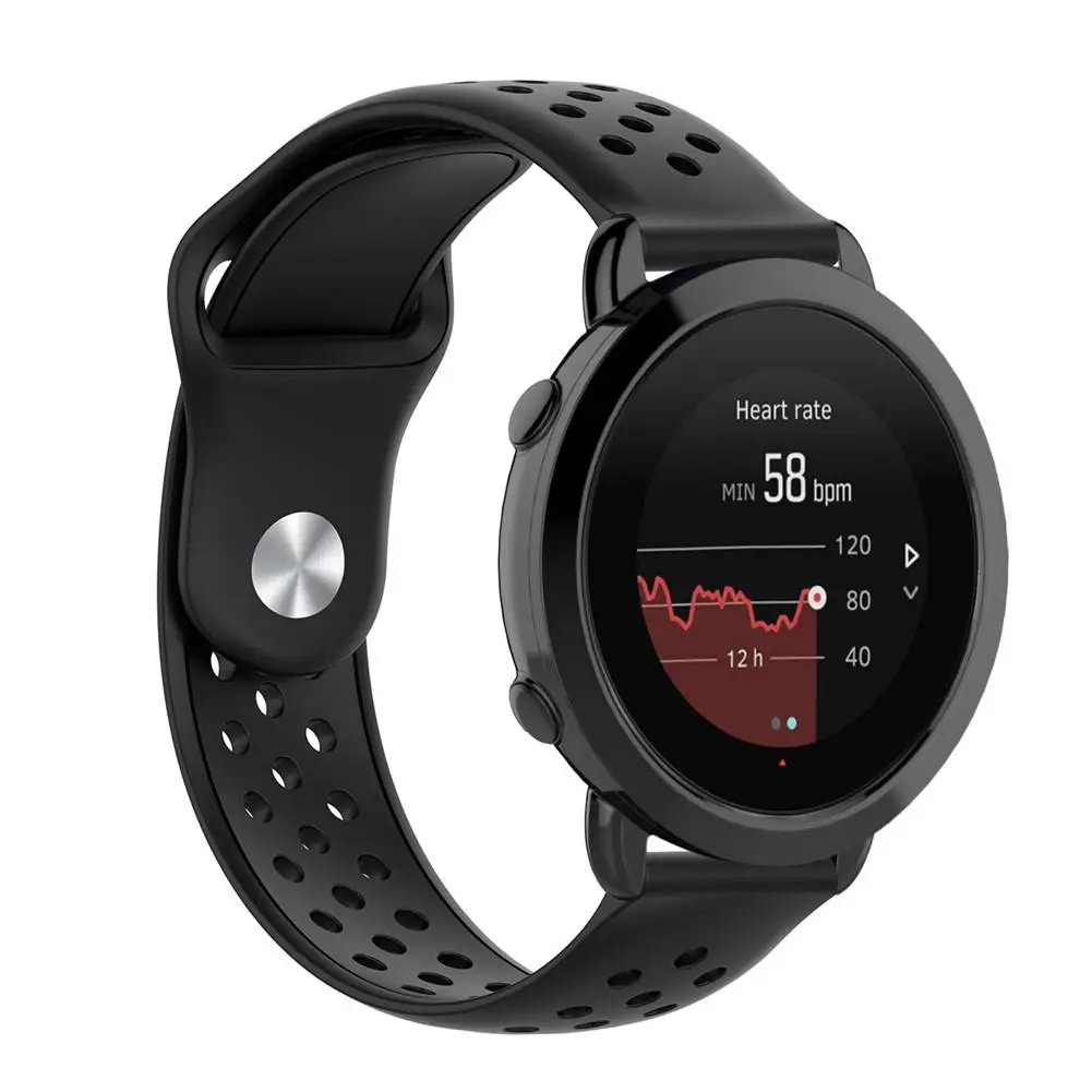 Силиконовый сменный ремешок для SUUNTO 20 мм удобный часов 3 спортивные Смарт часы