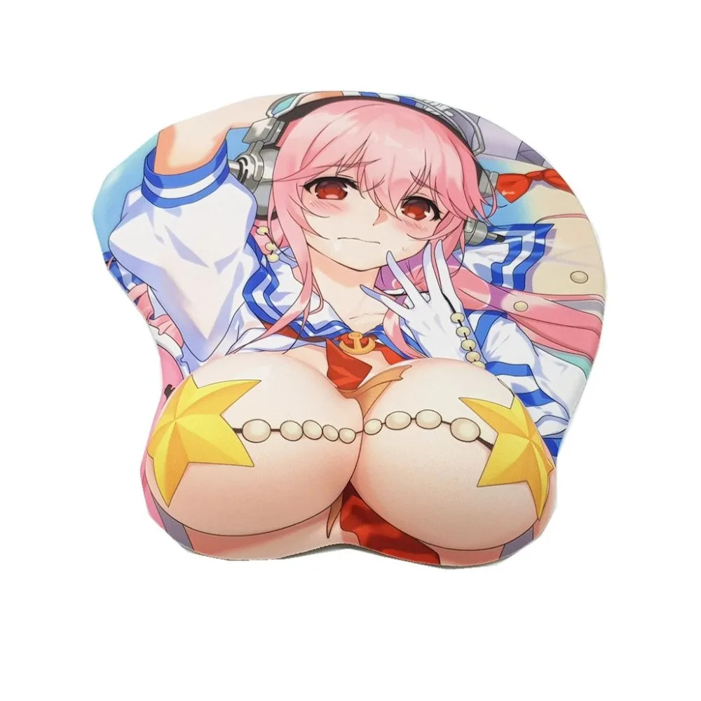 Коврик для мыши Super Sonico 3D Oppai | Компьютеры и офис