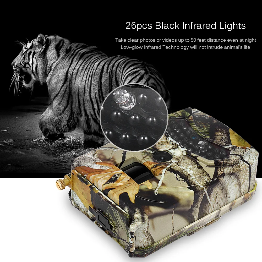 Горячая продажа охотничья камера 12MP 1080P Trail игра PIR датчик инфракрасного ночного
