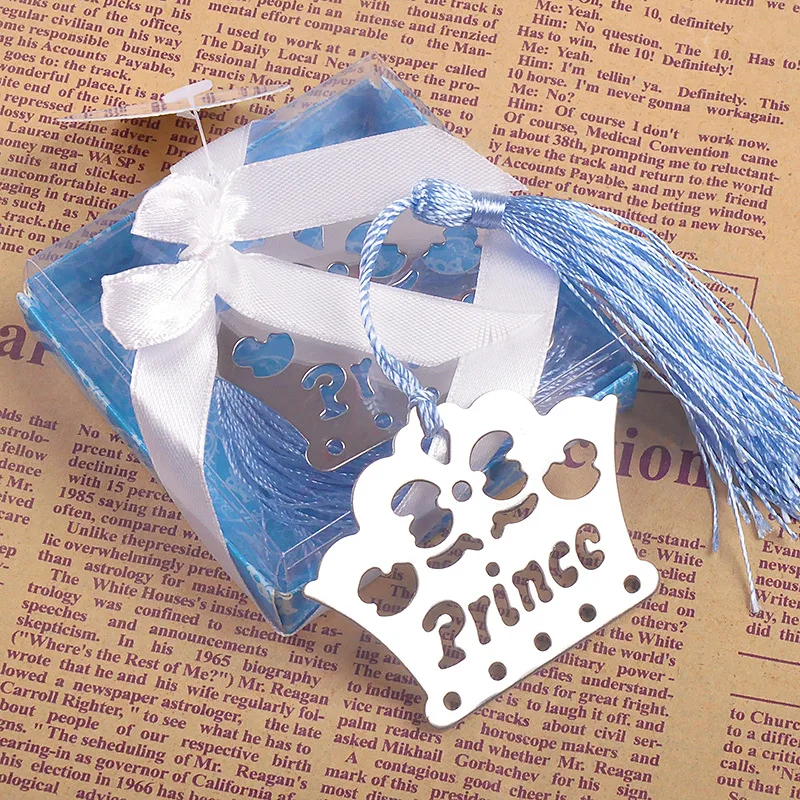 Baby Shower свадебные подарки Prince/принцесса проект &quotКорона&quot синий/розовые с