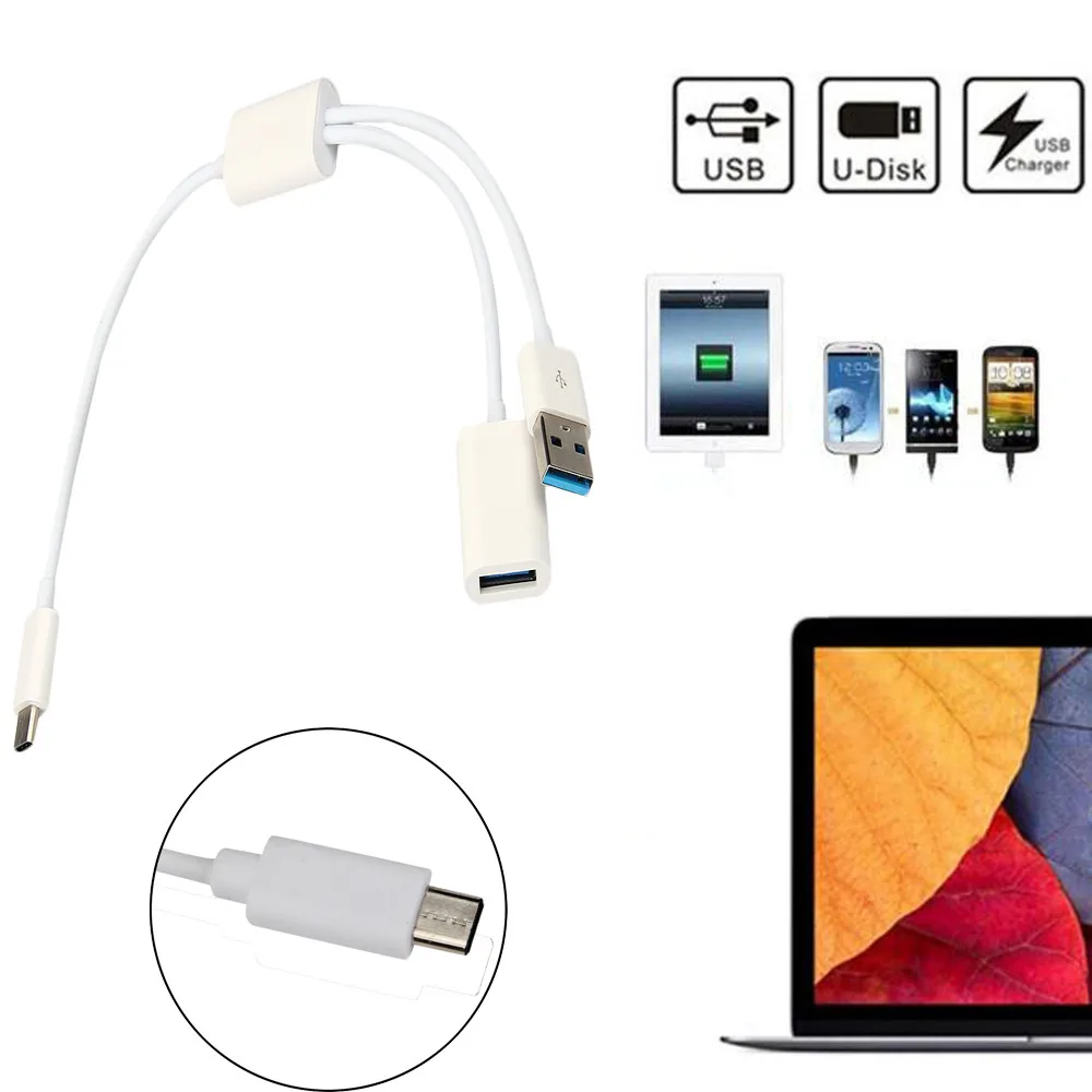 CARPRIE Usb концентратор 3 1 высокое качество Type-C USB OTG кабель для Apple Новый Macbook ноутбука