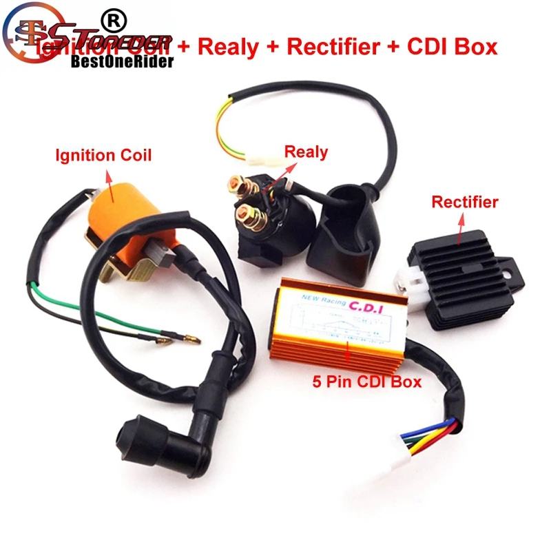 STONEDER Racing AC CDI Коробка регулятор катушки зажигания выпрямитель электромагнитное