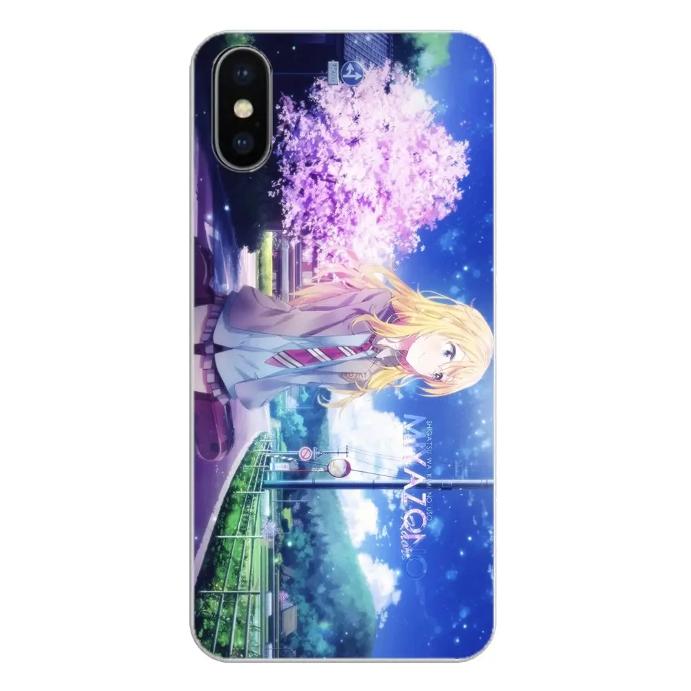 Прозрачные мягкие чехлы для Huawei Honor 8 8C 8X 9 10 7A 7C Mate 20 Lite Pro P Smart Plus Your lie in April Anime Art |